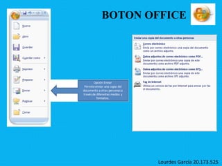 BOTON OFFICE Lourdes García 20.173.525 