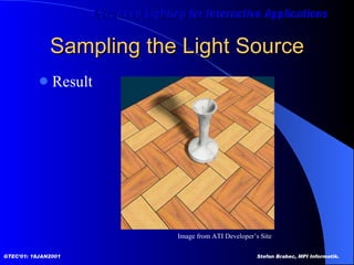 Sampling the Light Source Result Image from ATI Developer’s Site  