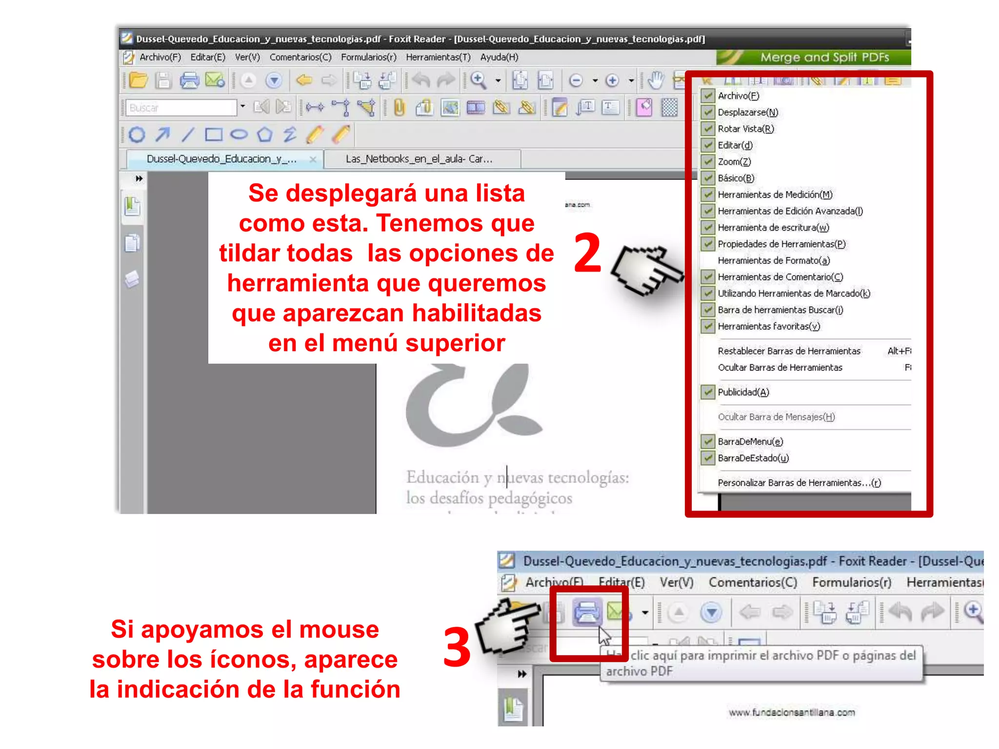 Habilitar funciones del Foxit Reader | PPT