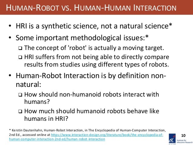 Human robot interaction phd thesis statement