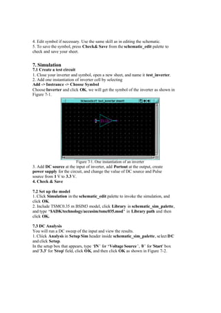 Tutorial ic design | PDF