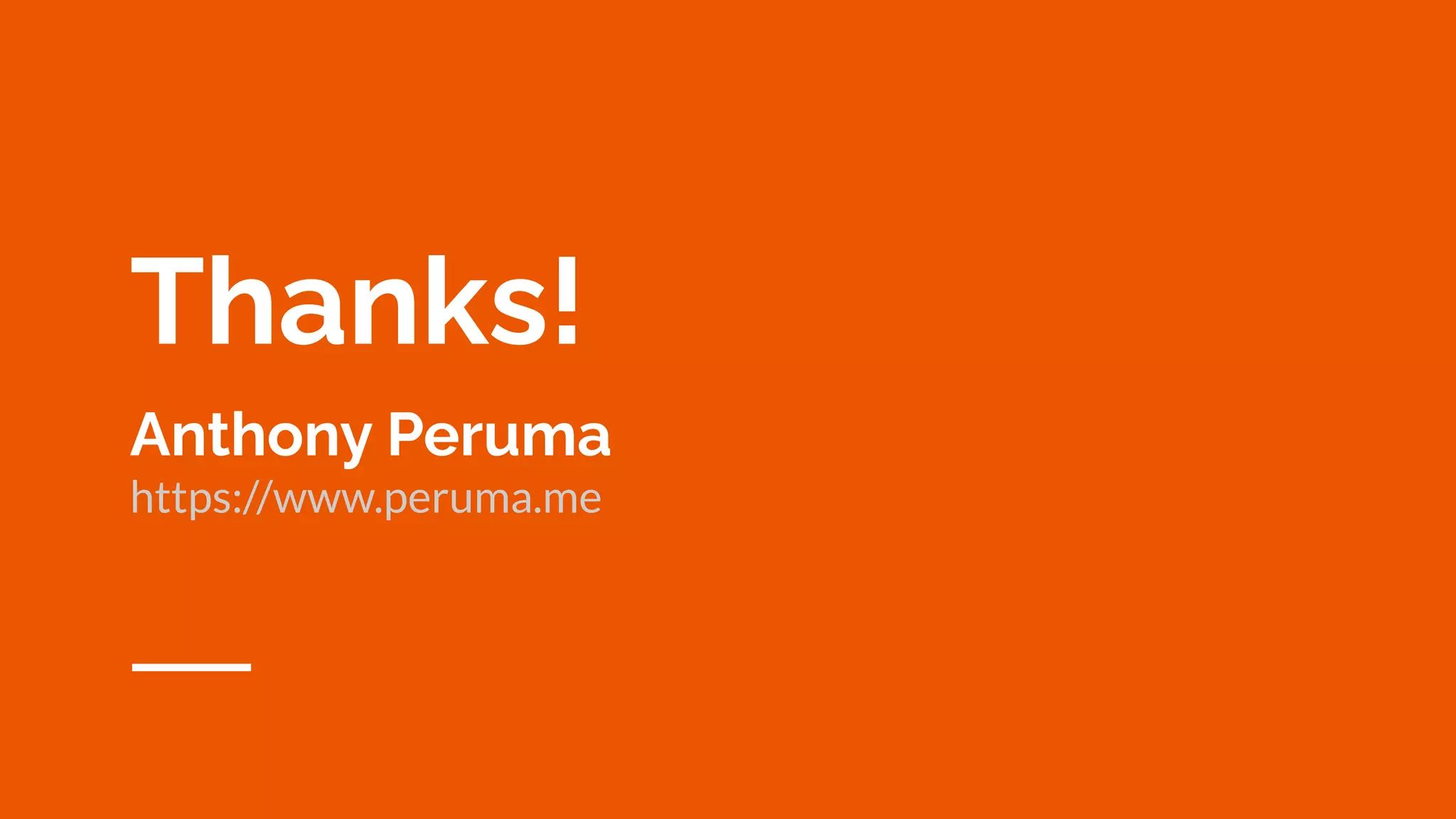 Thanks!
Anthony Peruma
https://www.peruma.me
 