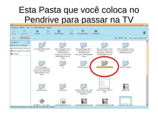 Esta Pasta que você coloca no Pendrive para passar na TV 