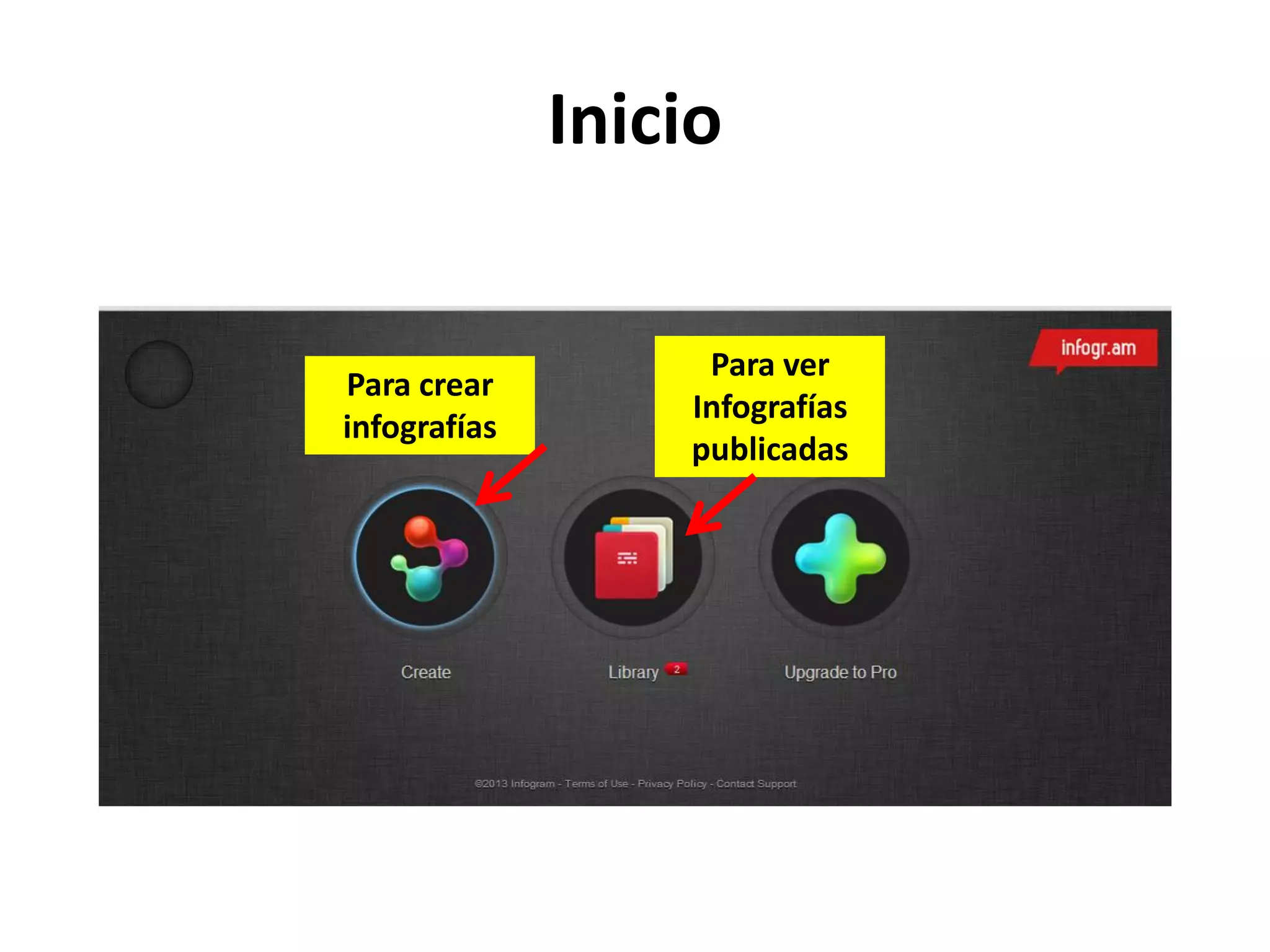 Inicio
Para crear
infografías
Para ver
Infografías
publicadas