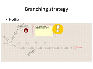 Branching 
strategy 
• Howix 
 