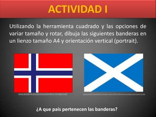 Tutorial inkscape i rectángulo ii | PPTX