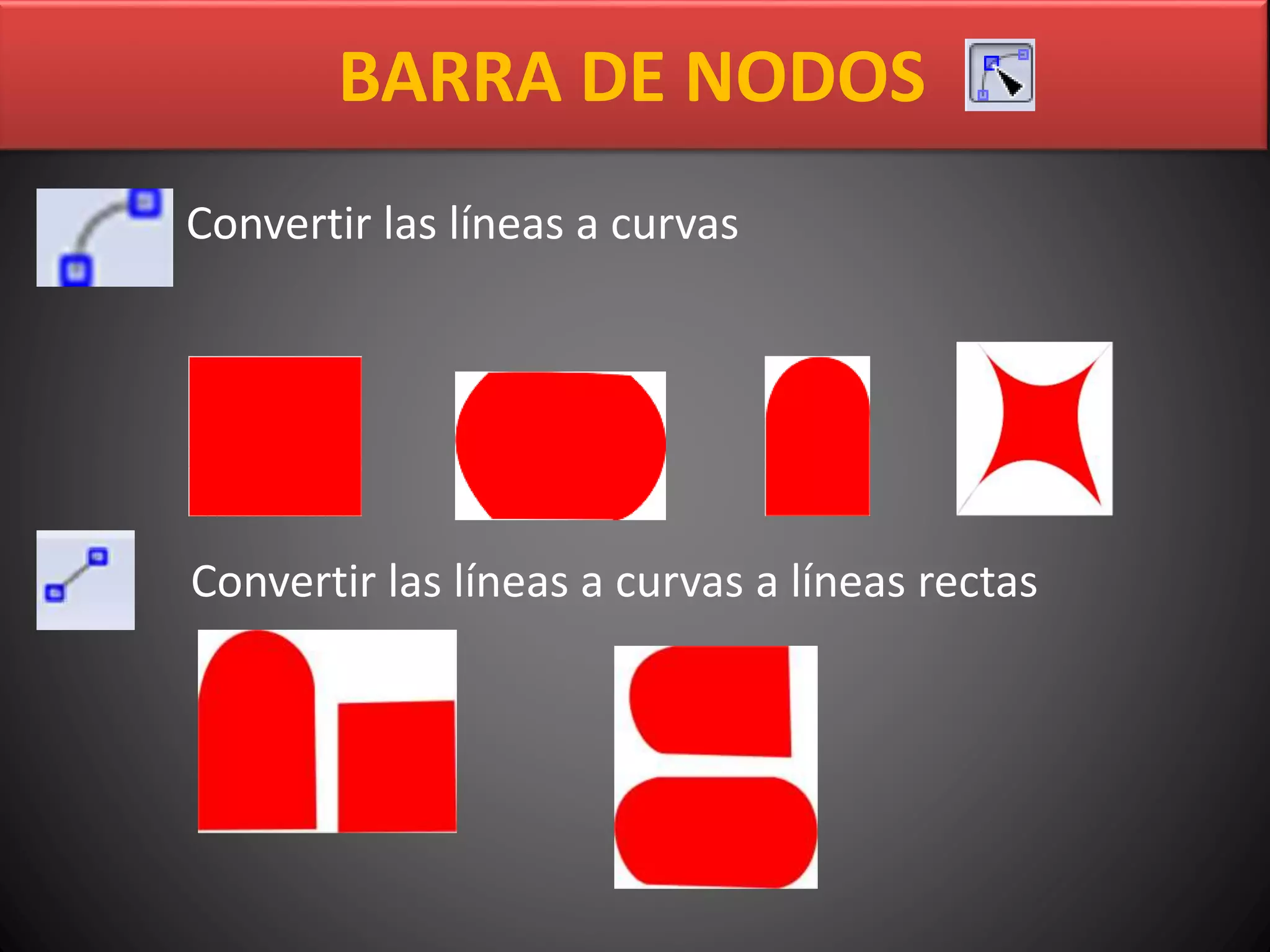 Tutorial inkscape iv edición de nodos | PPTX | 3-D Graphics | Computer ...