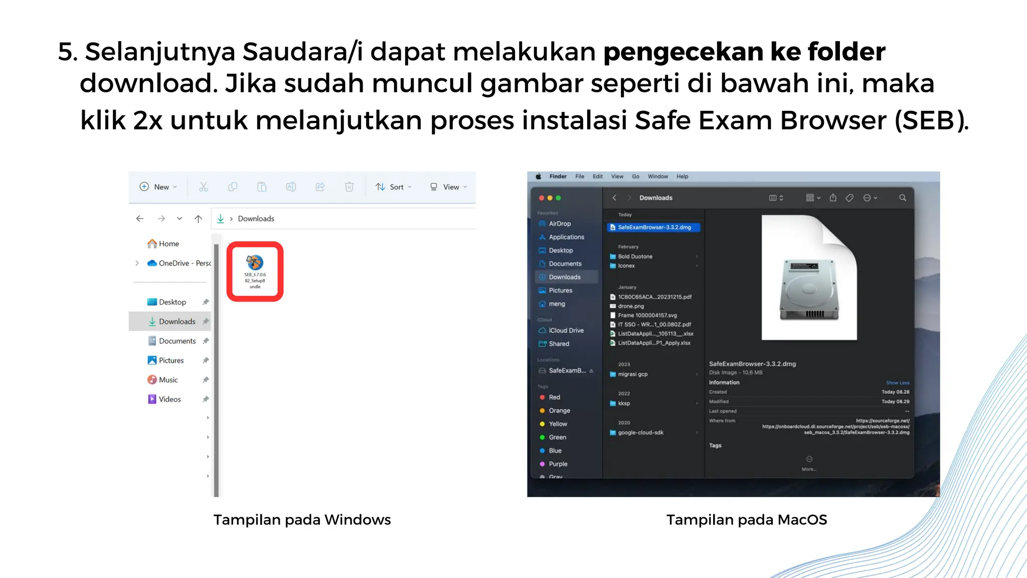 Seb Interface Tutorial_Instalasi_safe exam browser (seb) | PDF