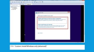 Pilih “ Custom: Install Windows only (advanced)”
 