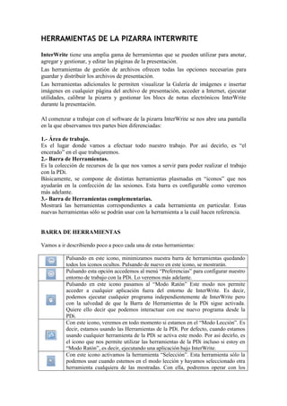 Tutorial interwrite | PDF
