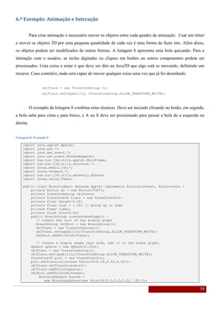 Tutorial Java3D | PDF