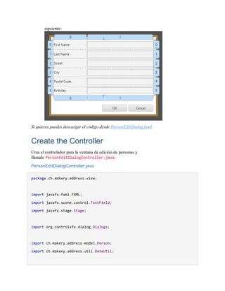 Tutorial java fx_8_espanol | PDF