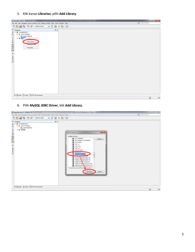 Tutorial java & mysql | PDF