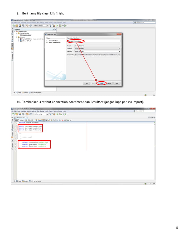 Tutorial java & mysql | PDF