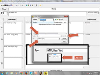 Tutorial JQuiz Hot Potatoes | PPTX