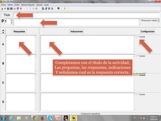 Tutorial JQuiz Hot Potatoes | PPTX