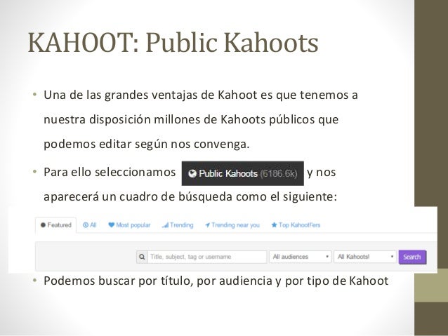 Tutorial Kahoot