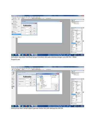 Tutorial kalkulator sederhana | DOCX