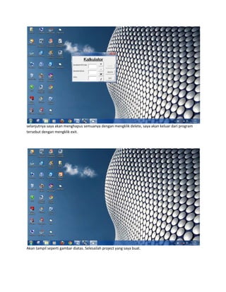 Tutorial kalkulator sederhana | DOCX