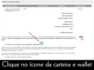 Tutorial Karatbars e Wallet.