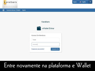 Tutorial Karatbars e Wallet.