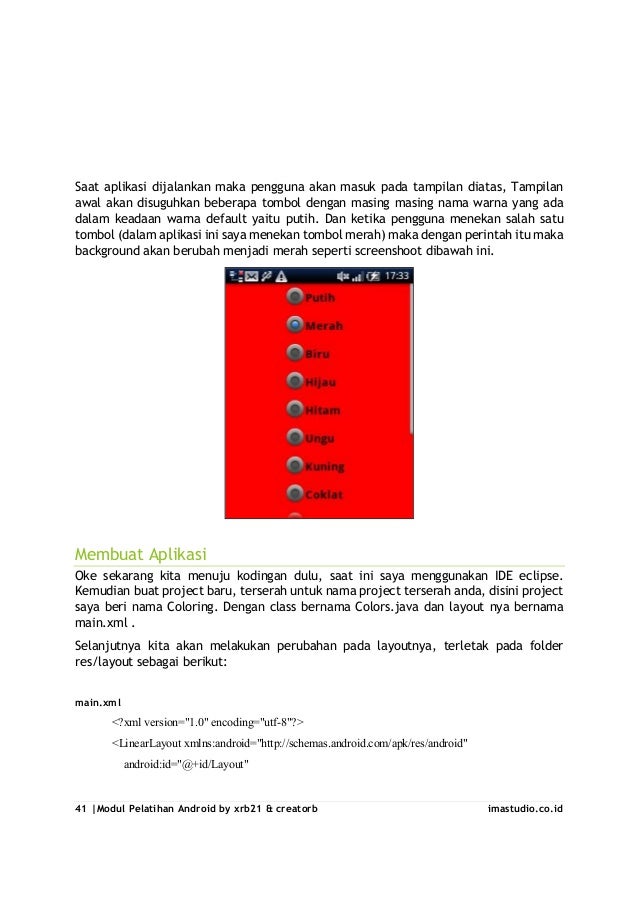 Tutorial Membuat Aplikasi Android Dengan Eclipse Pdf