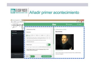 Añadir primer acontecimiento