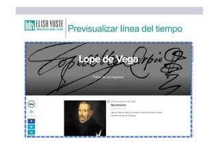 Previsualizar línea del tiempo