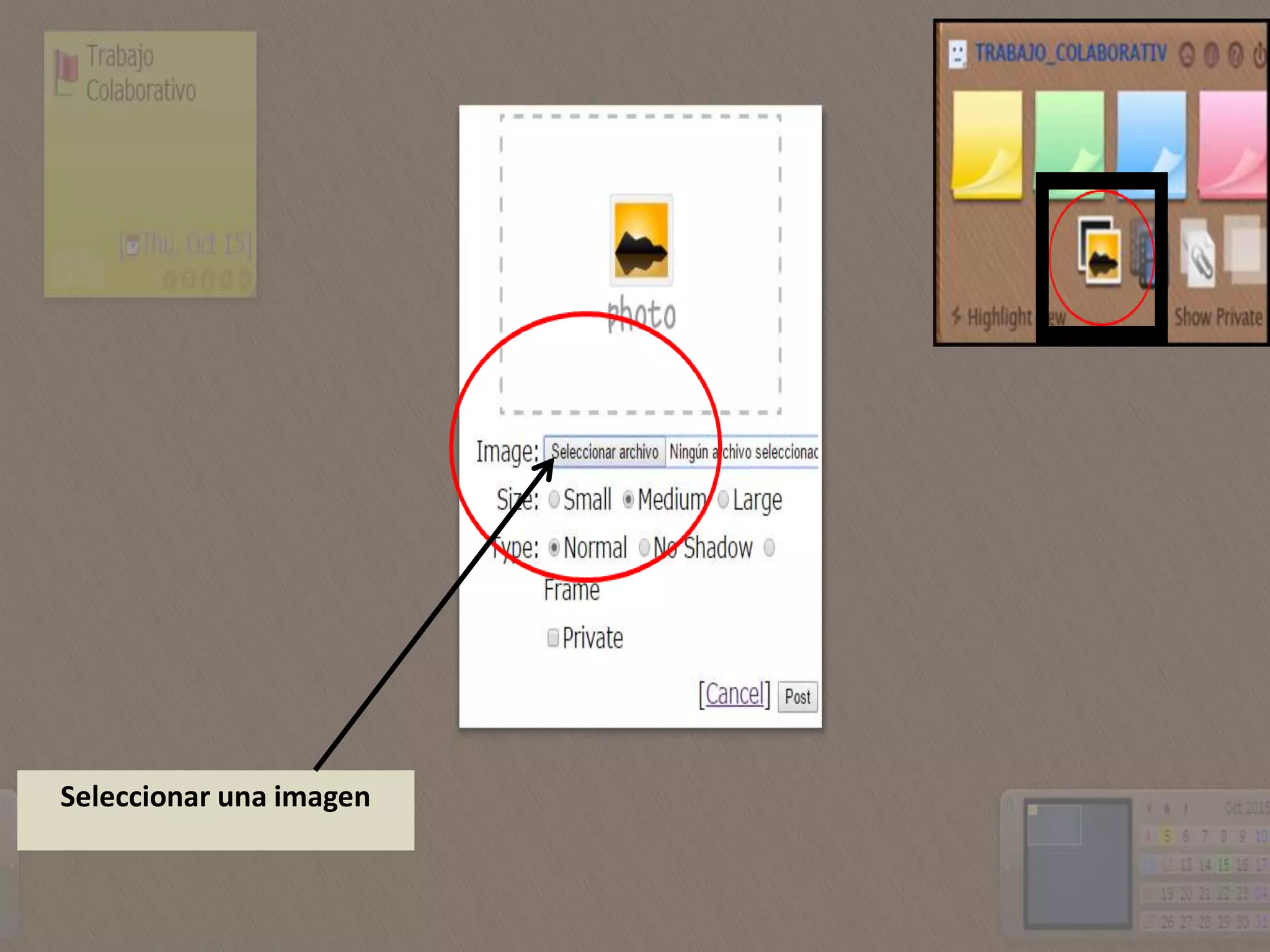 Seleccionar una imagen