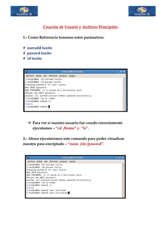 Tutorial linux centos configuraciones básicas | PDF