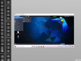 tutorial linux parrot- sistem operasi kelompok 5 C.ppt