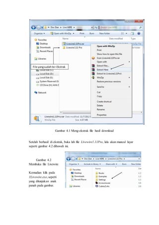 Tutorial livewire | DOCX