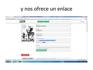 y nos ofrece un enlace
 