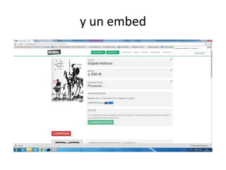 y un embed
 