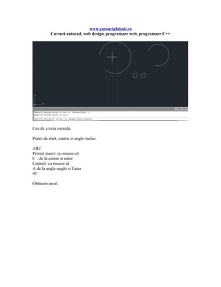 Tutorial (manual) autocad partea 1 | PDF