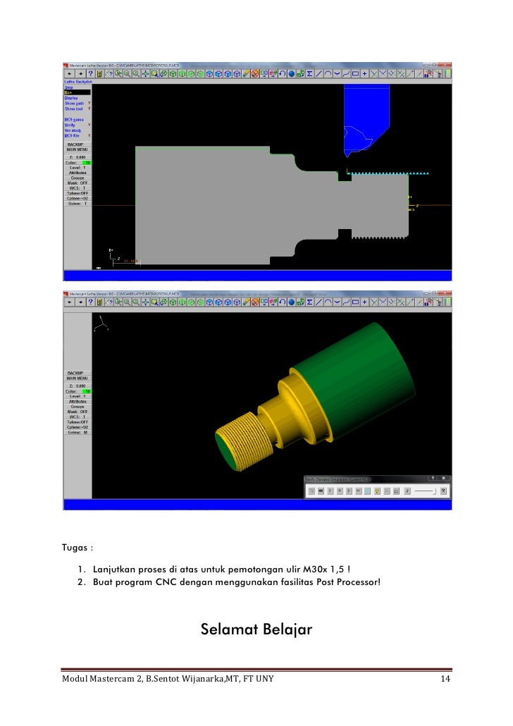 mastercam lathe tutorial