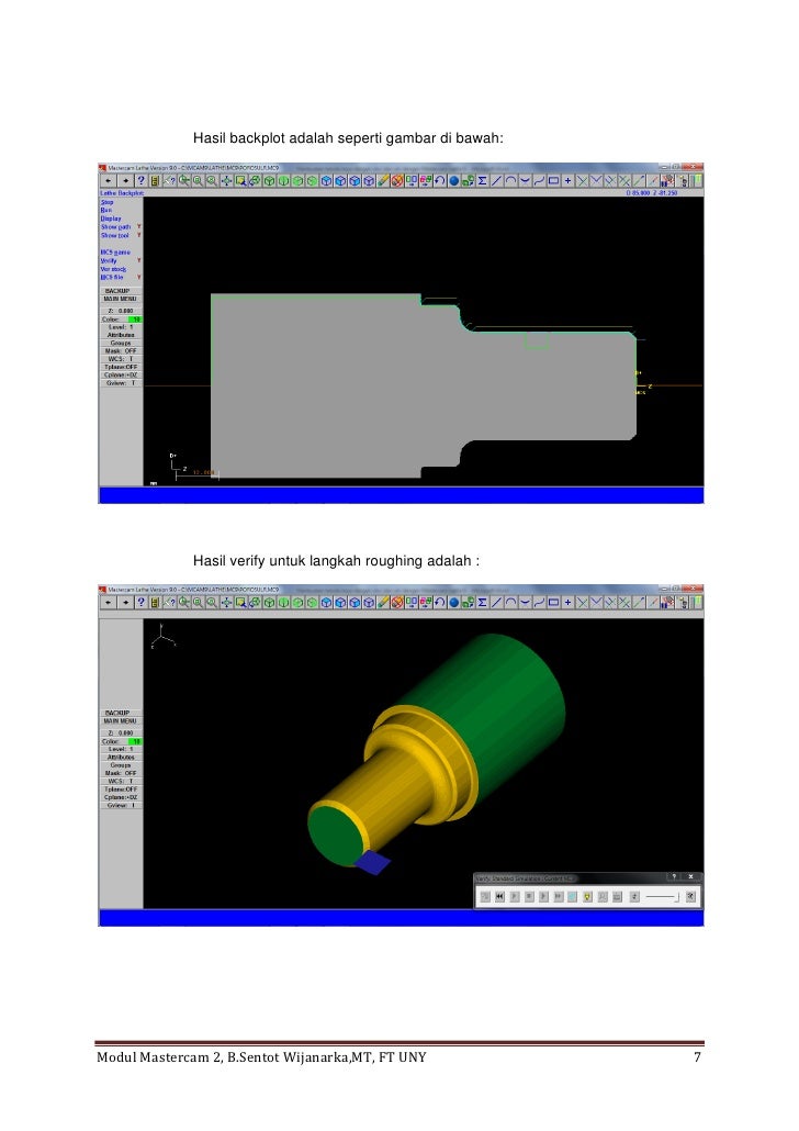 Tutorial mastercam lathe groove and thread1