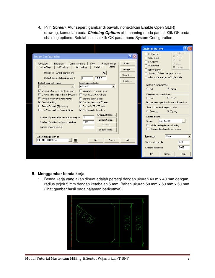 Tutorial Mastercam Milling 9 Untuk Pemula1