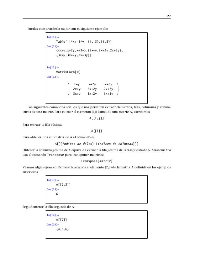 5 mathematica tutorial Tutorial mathematica