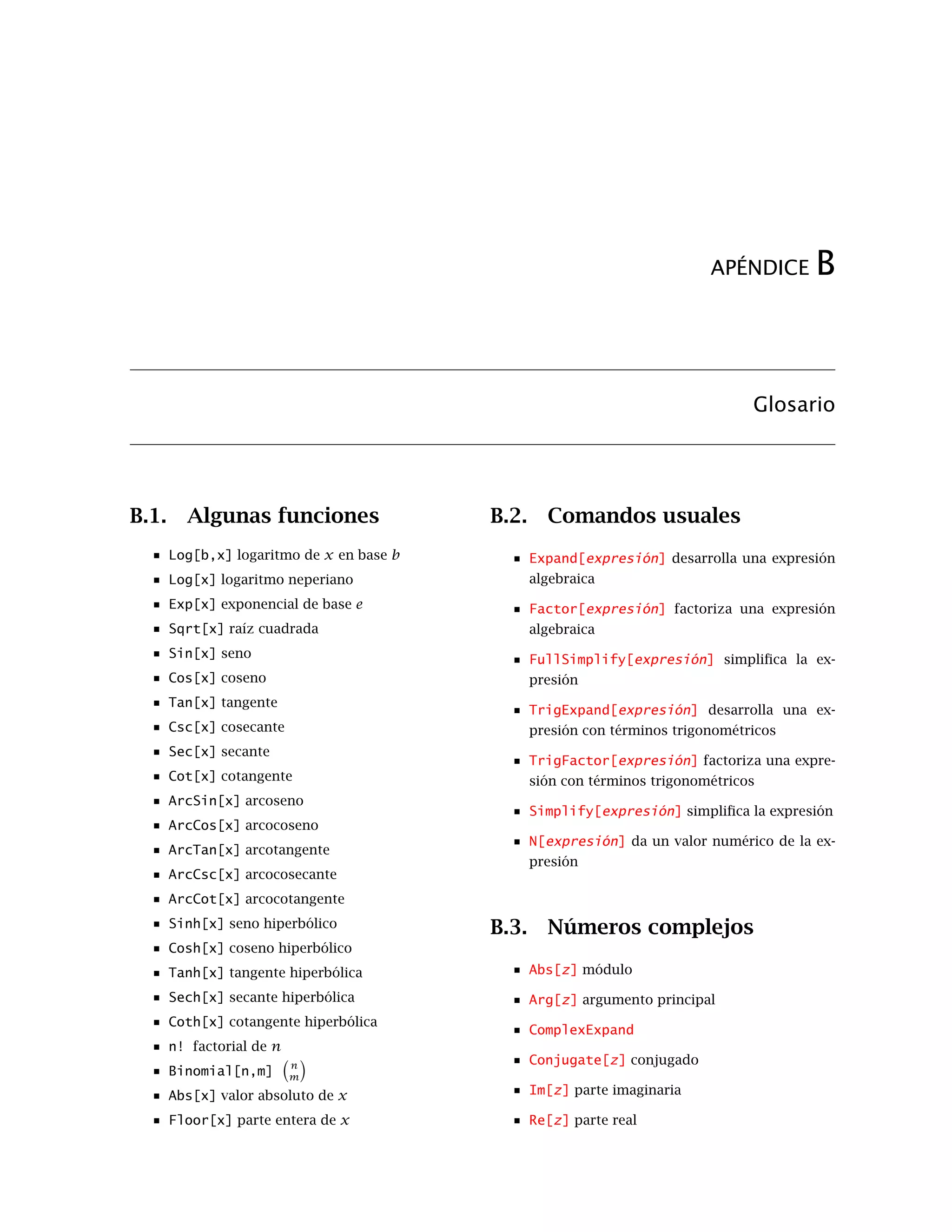 86 Integrales múltiples
Ejercicio 1. Calcular la integral de las siguientes funciones en los recintos determinados por las
siguientes ecuaciones:
1. f(x, y) =
q
4x2 − y2, x = 1, y = 0, y = x
2. f(x, y) = xe−x2/y
, x = 0, y = 1, y = x2
3. f(x, y) = y, y  0, x2
+ y2
= a2
, y2
= 2ax, x = 0
Ejercicio 2. Calcular el volumen del conjunto A en cada uno de los siguientes casos:
1. A =
n
(x, y, z) ∈ R3
: x2
+ y2
≤ z ≤
q
x2 + y2
o
2. A =

(x, y, z) ∈ R3
: x2
a2 +
y2
b2 ≤ 1, 0 ≤ z ≤
q
x2
a2 +
y2
b2

3. A =

(x, y, z) ∈ R3
: 0 ≤ z ≤ x2
+ y2
, x + y ≤ 1, x, y ≥ 0
	
4. A =
n
(x, y, z) ∈ R3
: 0 ≤ z ≤
q
x2 + y2, x2
+ y2
≤ 2y
o
5. A =

(x, y, z) ∈ R3
: 0 ≤ z ≤ 4 − y2
, 0 ≤ x ≤ 6
	
6. A =

(x, y, z) ∈ R3
:
√
x ≤ y ≤ 2
√
x, 0 ≤ z ≤ 9 − x
	
7. A =

(x, y, z) ∈ R3
: x2
+ y2
≤ z2
, x2
+ y2
+ z2
≤ 2z
	
Ejercicio 3. Calcular el volumen limitado superiormente por el cono 4x2
+ 4y2
− z2
= 0, infe-
riormente por el plano z = 0 y lateralmente por el cilindro x2
+ (y − 2)2
= 4.
Ejercicio 4. Calcular el volumen de los sólidos siguientes:
1. Intersección de los cilindros x2
+ y2
= r2
, y2
+ z2
= r2
.
2. El limitado por el plano z = 0, el cilindro x2
+ y2
= 2ax (a  0) y el cono x2
+ y2
= z2
.
 