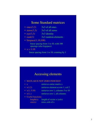 Tutorial matlab | PDF