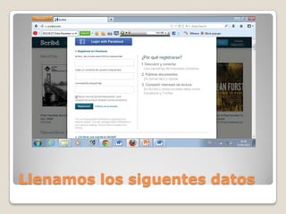 Llenamos los siguentes datos
 