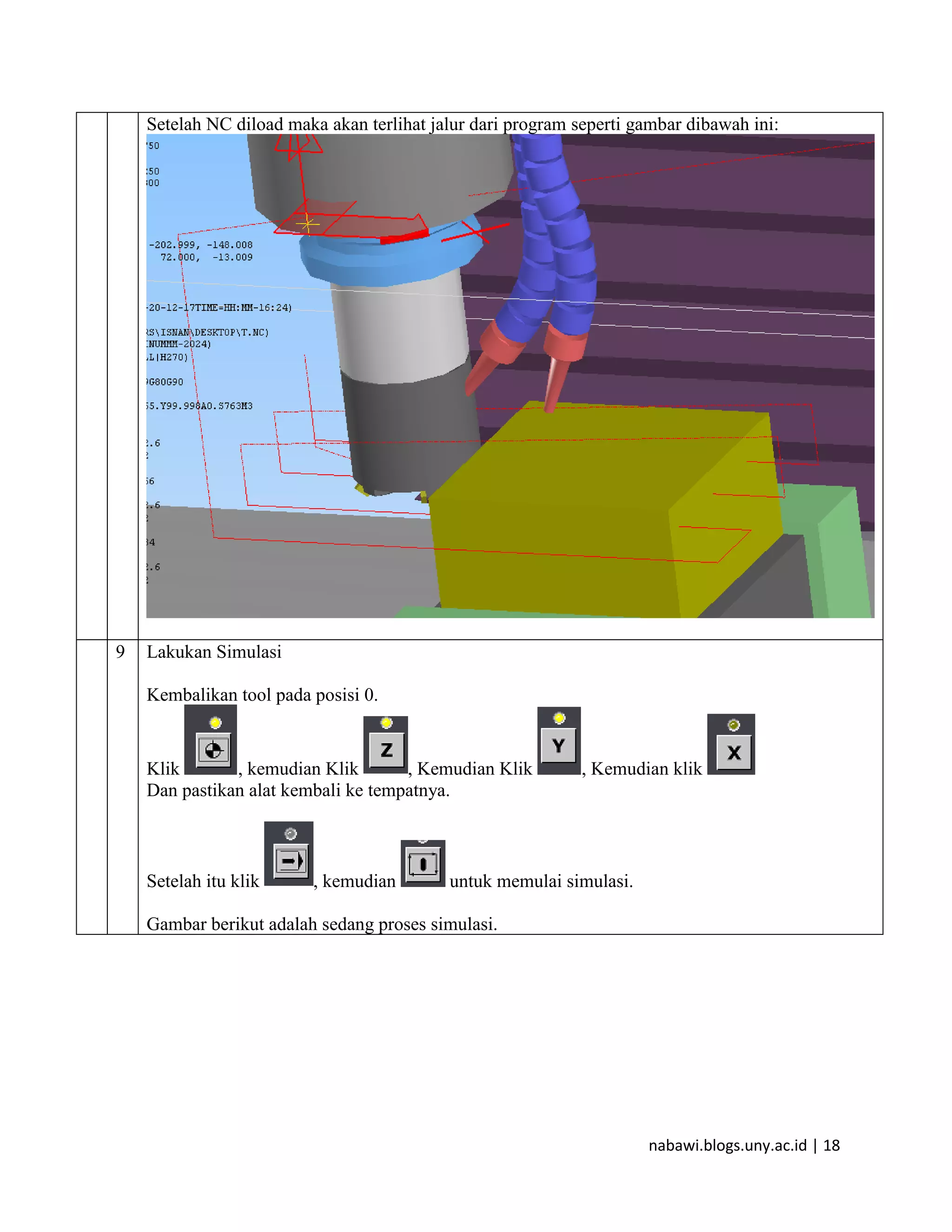 Tutorial melakukan facing pada cnc fanuc 0i m | PDF