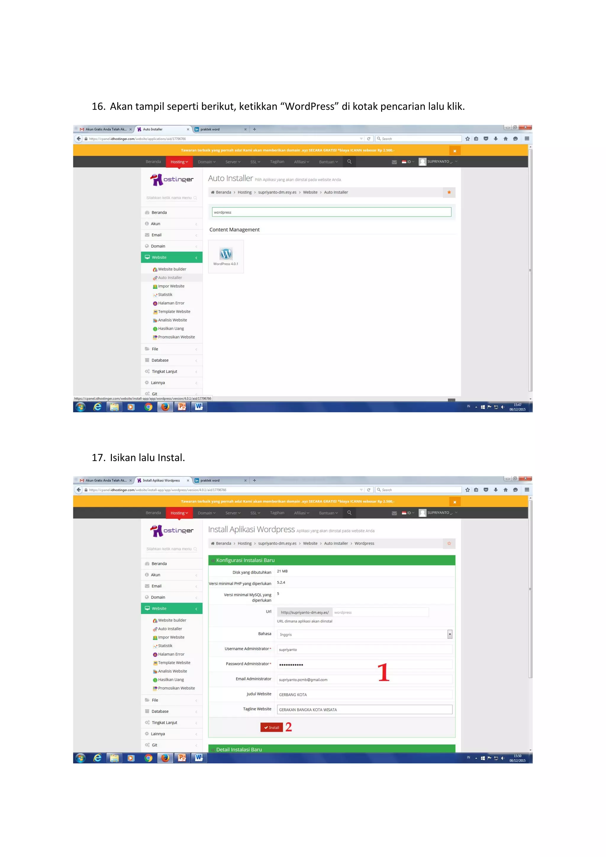 Tutorial membuat blog dengan idhostinger pdf free download