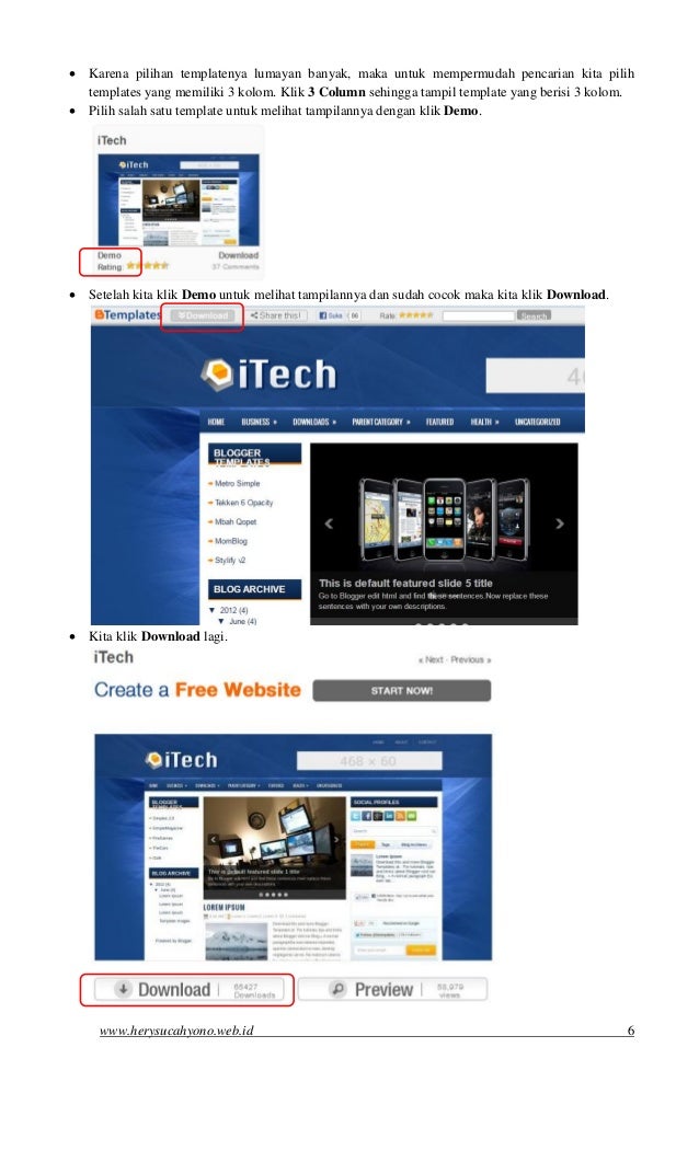 Tutorial membuat blog di blogspot