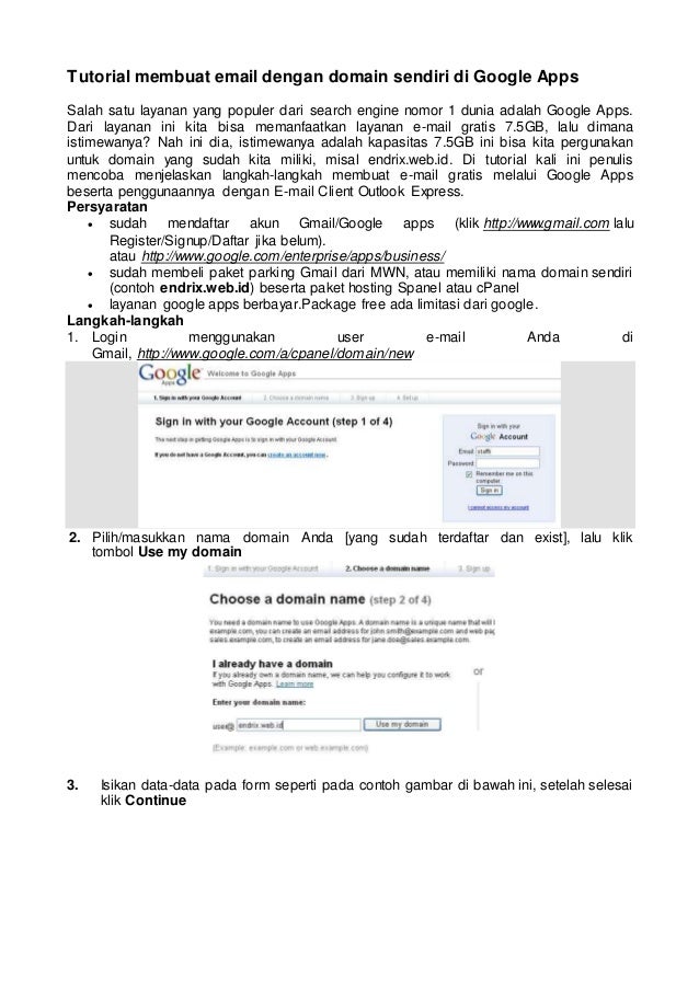 Membuat Email Domain Sendiri Google | tutorial membuat email dengan domain sendiri di google apps Membuat Email Domain Sendiri Google | tutorial membuat email dengan domain sendiri di google apps