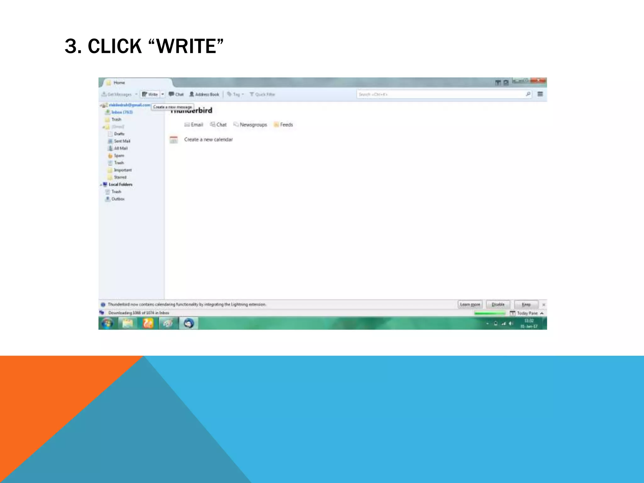 3. CLICK “WRITE”
 