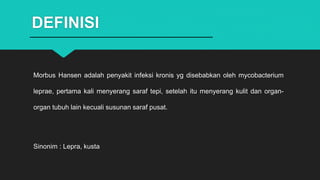 morbus hansen ppt