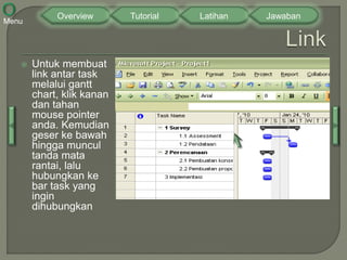 Tutorial Microsoft Project 2007 Interaktif | PPSX