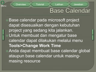Tutorial Microsoft Project 2007 Interaktif | PPSX